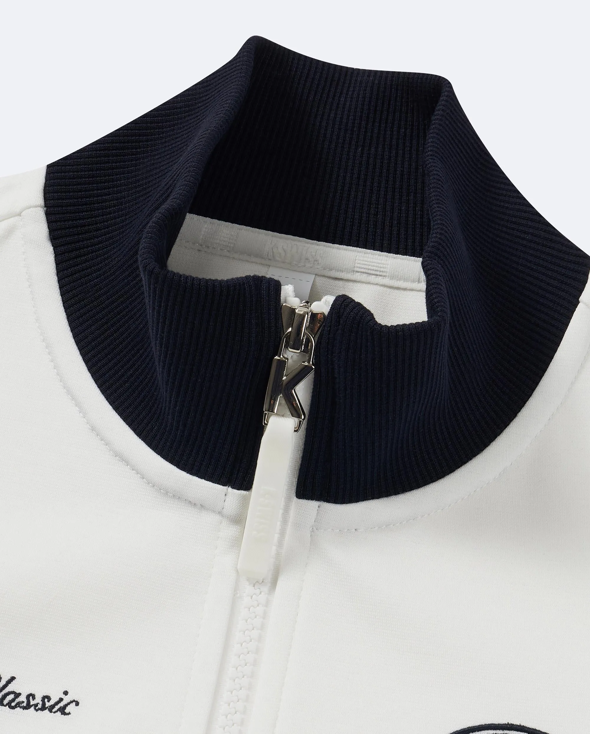 1911549-161 | WOMEN'S LOGO COLOR BLOCKS STAND COLLAR JACKET | WHITE