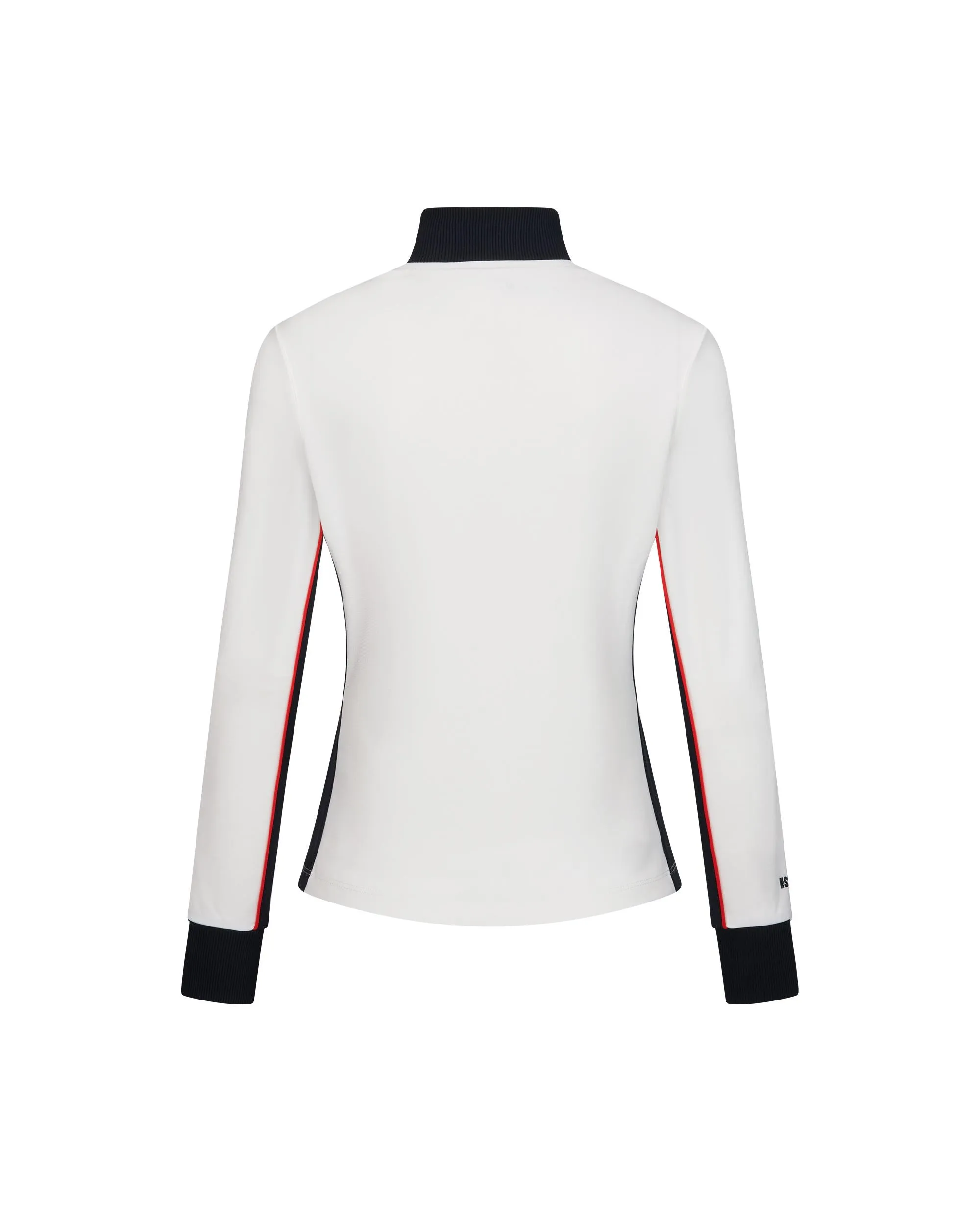 1911549-161 | WOMEN'S LOGO COLOR BLOCKS STAND COLLAR JACKET | WHITE