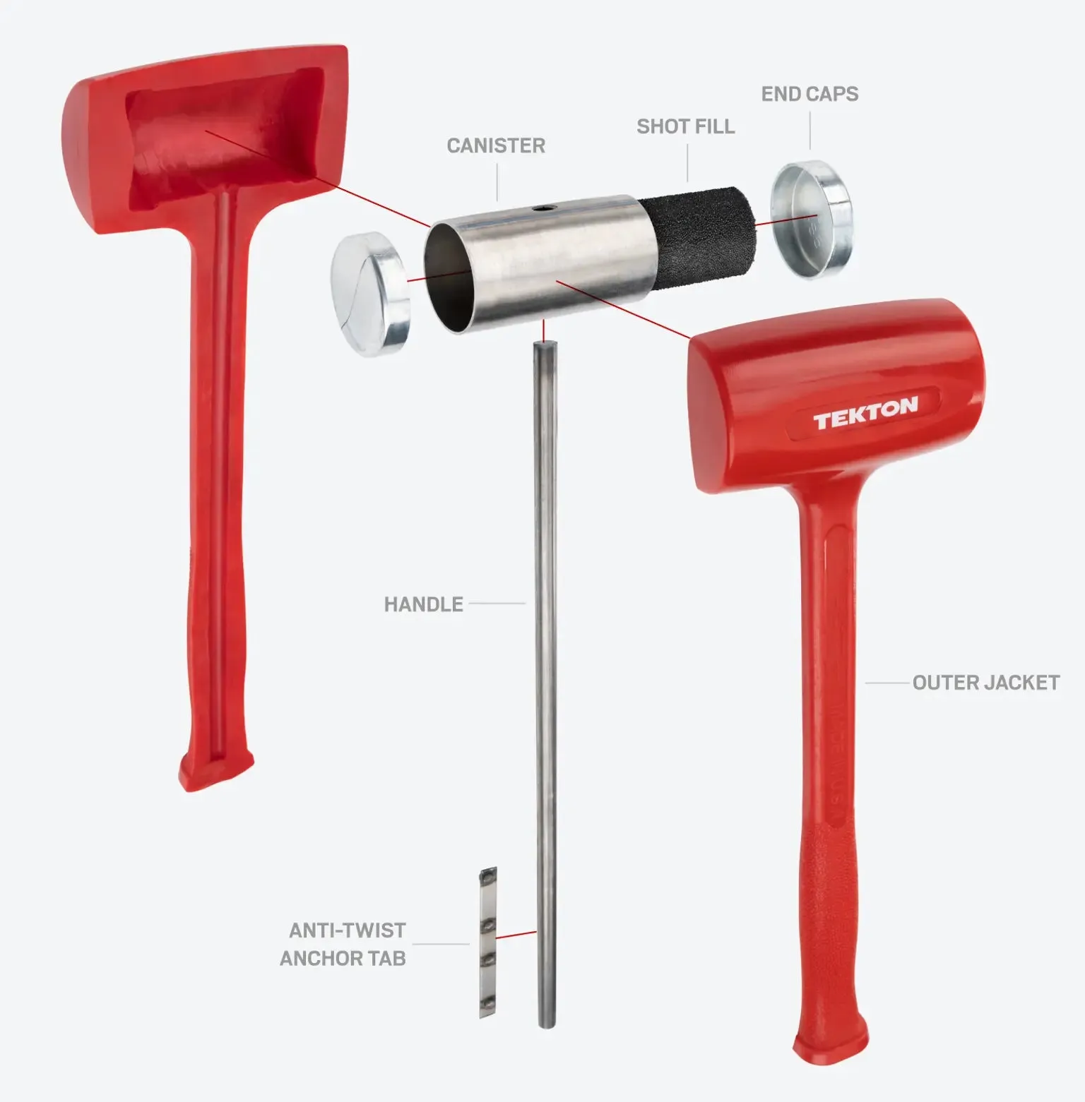 21oz. Dead Blow Hammer