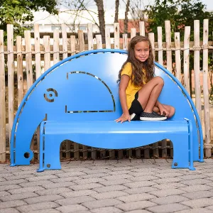 4' Elephant Bench - Surface Mounted