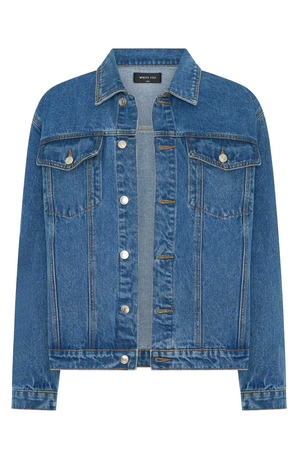 Adriana Oversized Denim Jacket Admiral Blue