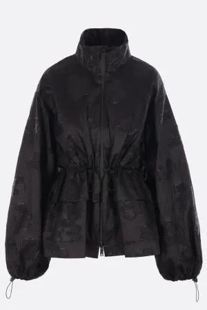 Arlo full-zip jacket in Kumo Fil-Coupé fabric