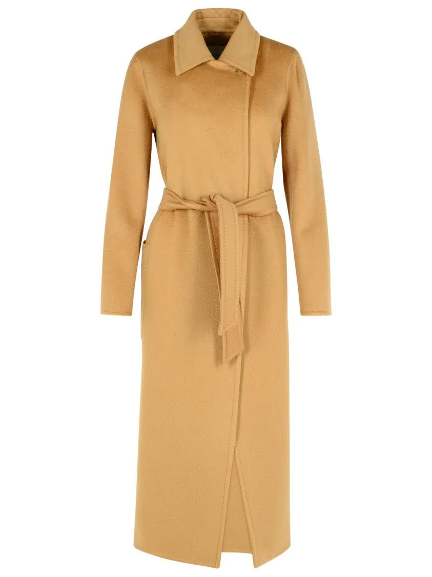 'Artur' Beige Cashmere Coat