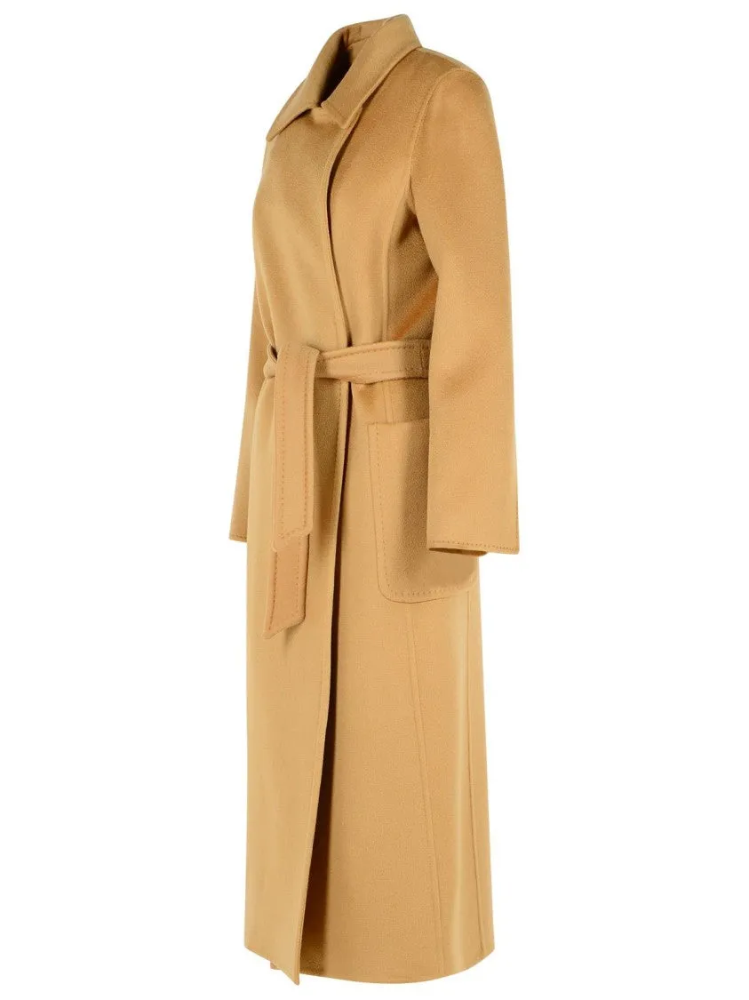 'Artur' Beige Cashmere Coat