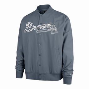 ATLANTA BRAVES TRADEMARK TWILL '47 BOMBER