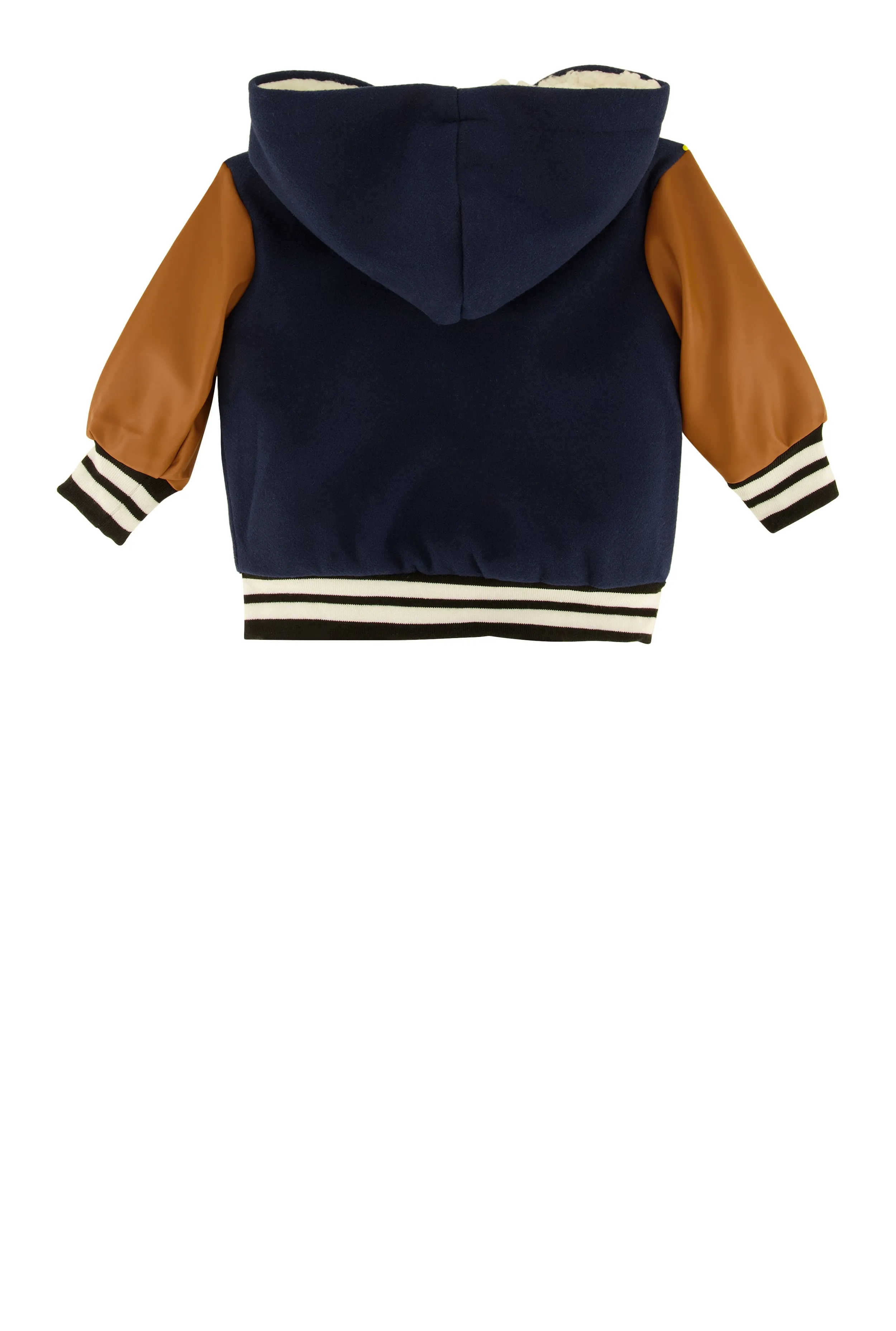 Baby Boys 12-24M Color Blocked Hooded Varsity Jacket