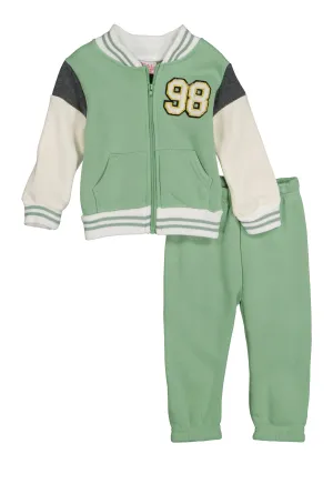 Baby Girls 12-24M Brooklyn New York 98 Bear Jacket and Sweatpants