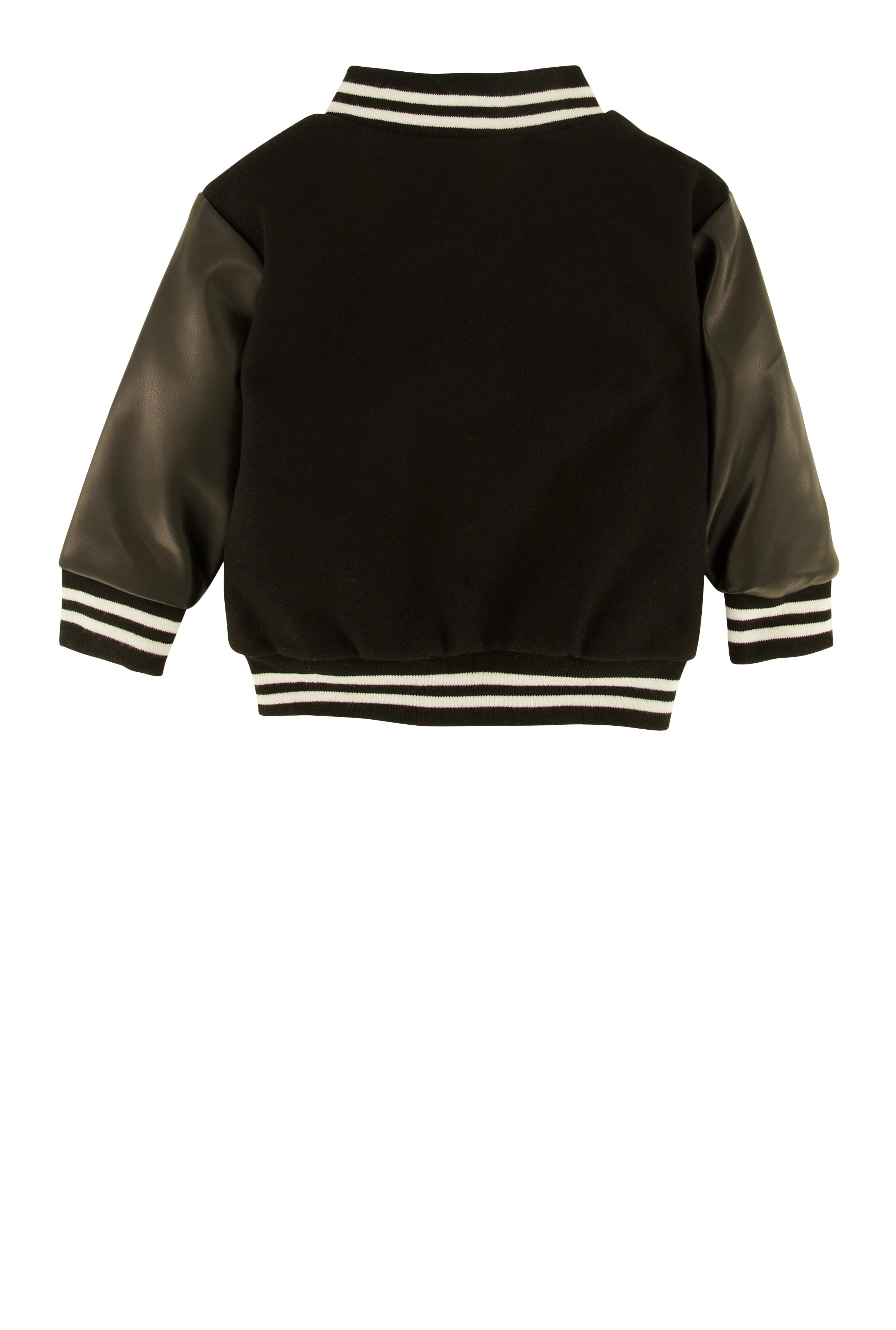 Baby Girls 12-24M Winner Chenille Graphic Varsity Jacket