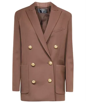 Balmain Women Blazer Jacket - Brown