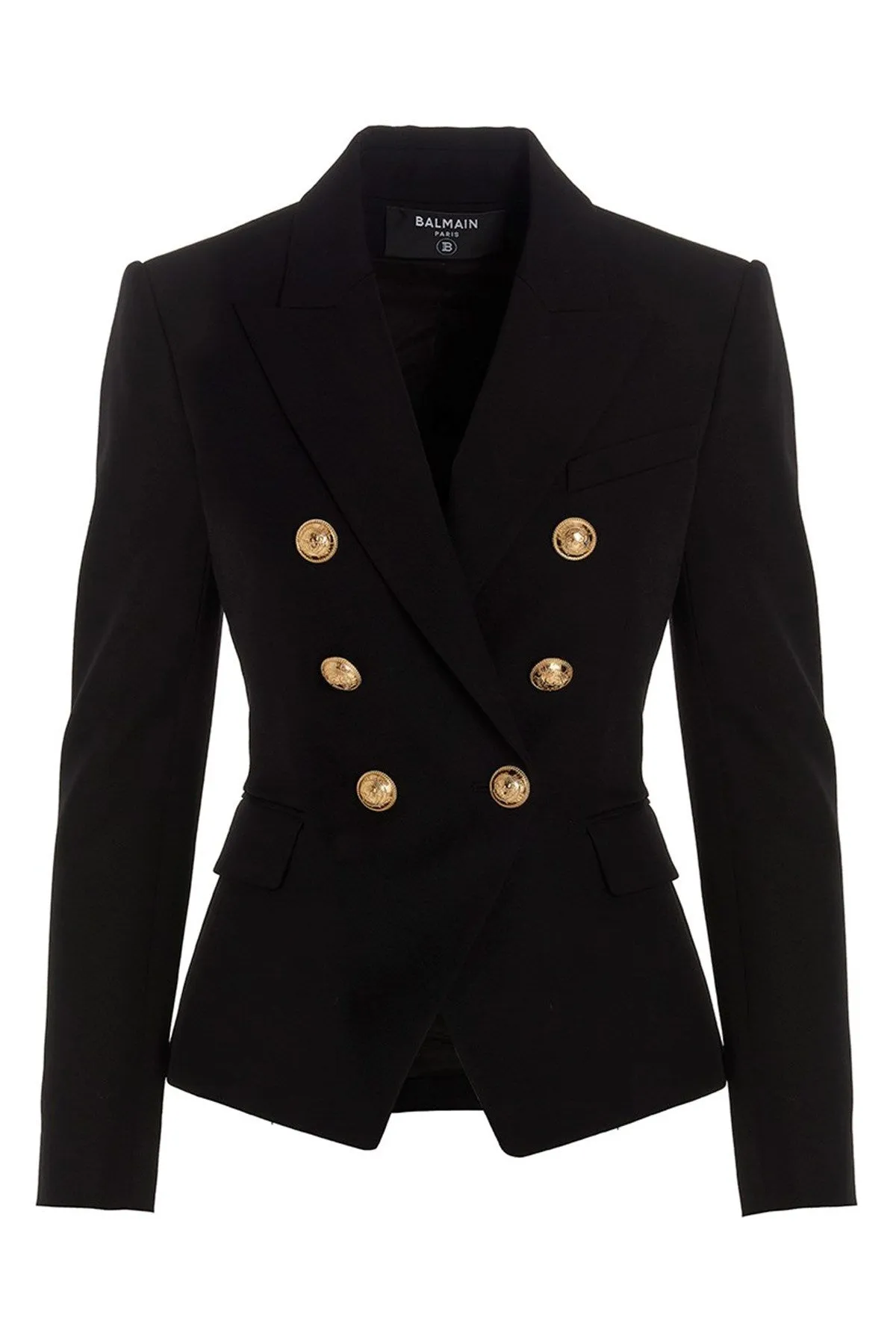 Balmain Women Classic 6-Button Jacket Black