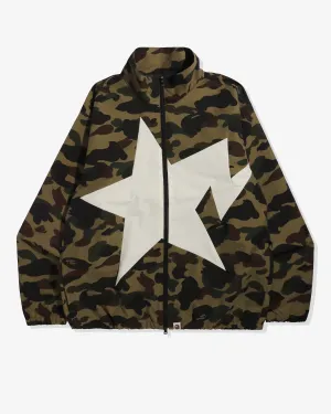 BAPE 1ST CAMO TRACK JACKET - GREEN