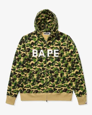 BAPE ABC CAMO SWAROVSKI FULL ZIP HOODIE - GREEN