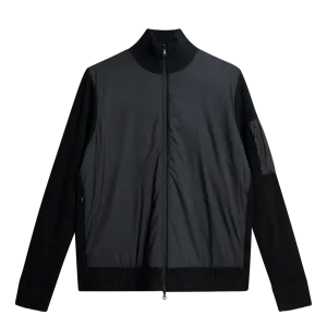 Beck Knitted Hybrid Jacket Black