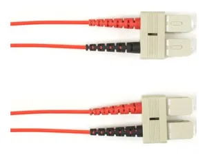 Black Box - Patch cable - SC multi-mode (M) to SC multi-mode (M) - 3.04 m - fiber optic - 50 / 125 micron - OM3 - halogen-free FOLZH10-SCSC-RD-10