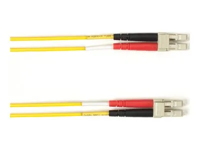 Black Box - Patch cable - TAA Compliant - LC multi-mode (M) to LC multi-mode (M) - 14.9 m - fiber optic - duplex - 50 / 125 micron FOLZHM4-LCLC-YL-49
