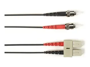 Black Box - Patch cable - TAA Compliant - ST multi-mode (M) to SC multi-mode (M) - 5.18 m - fiber optic - 62.5 / 125 micron - FOLZH62-STSC-BL-17