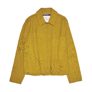 Bullet Hole Denim Jacket 'Mustard'