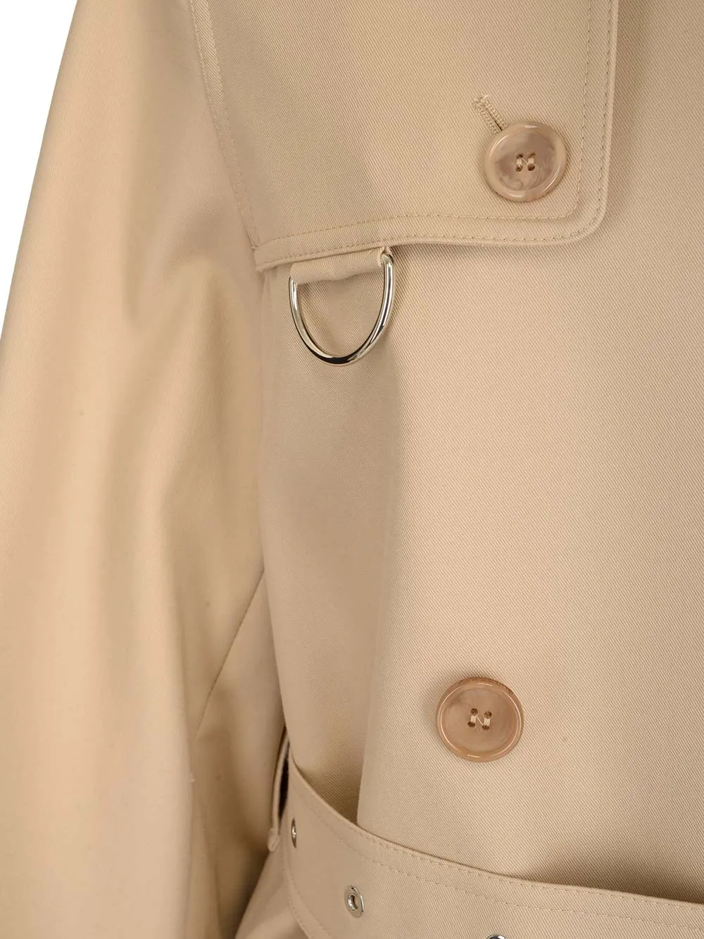 Burberry Belted Waist Short Coat