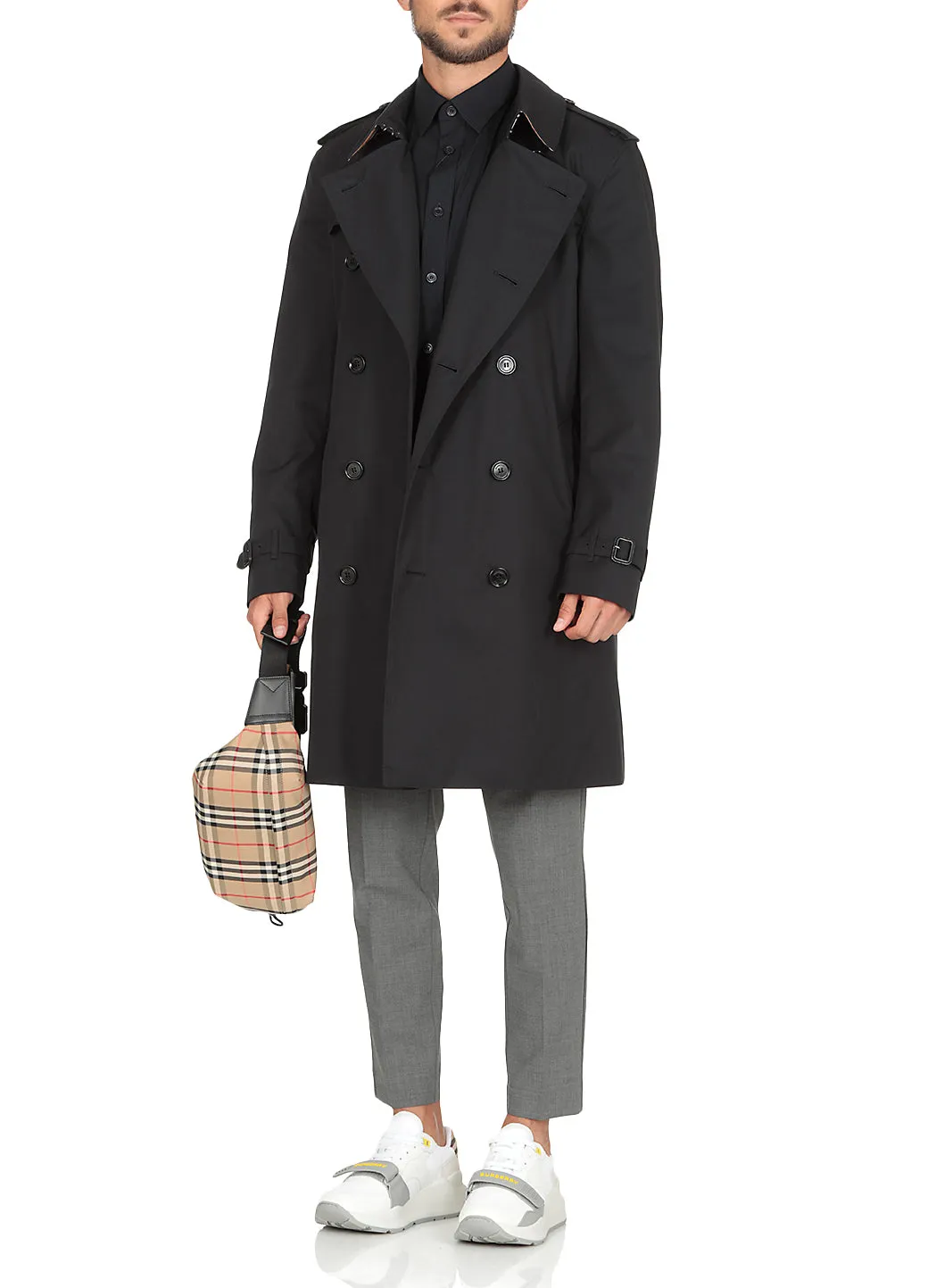 Burberry Double Breasted Trench Coat