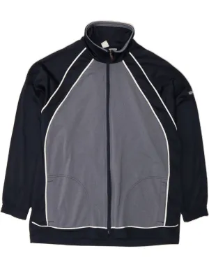 CAMPAGNOLO Mens Tracksuit Top Jacket IT 54 XL Navy Blue Colourblock