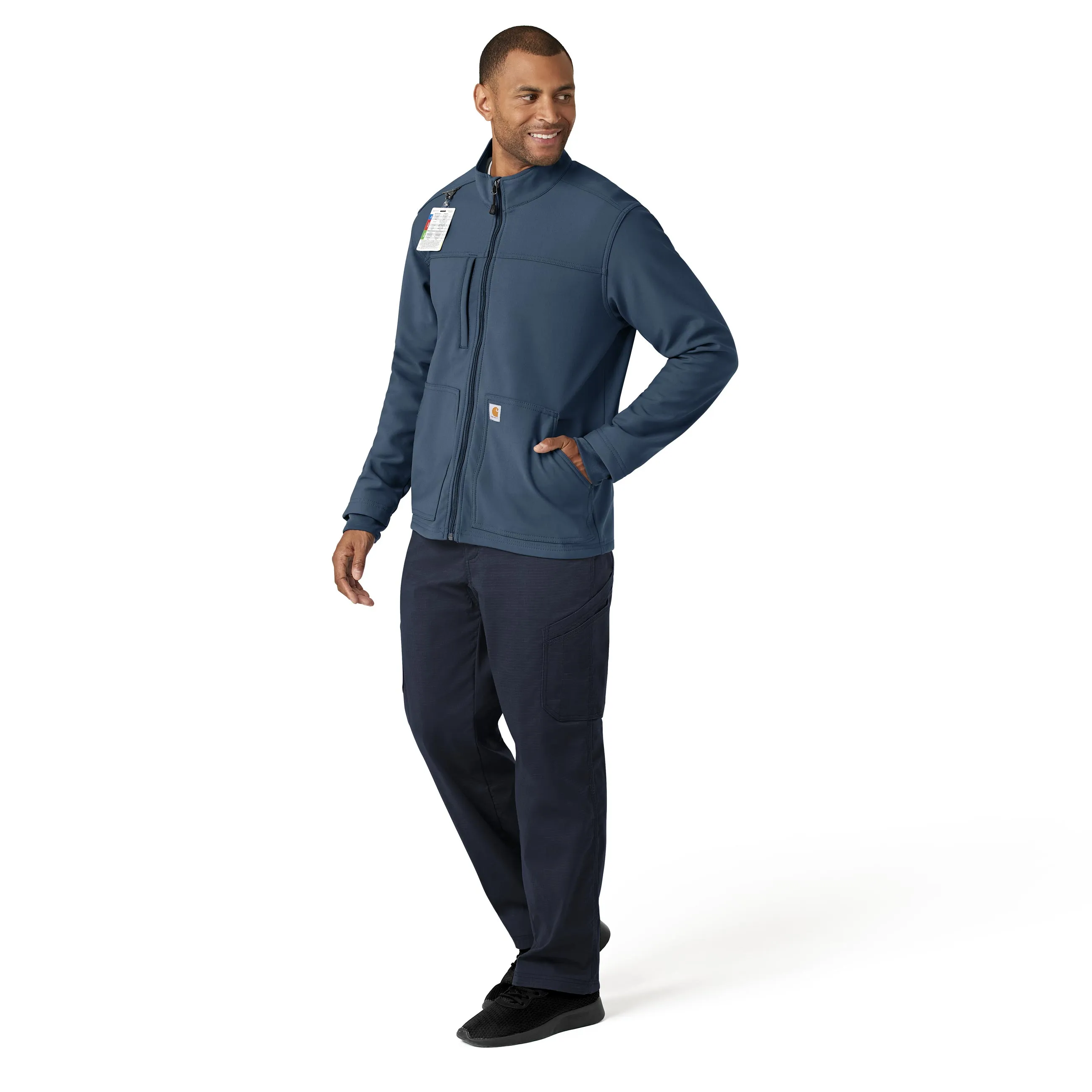 Carhartt Rugged Flex Men's Bonded Fleece Jacket - Storm Blue