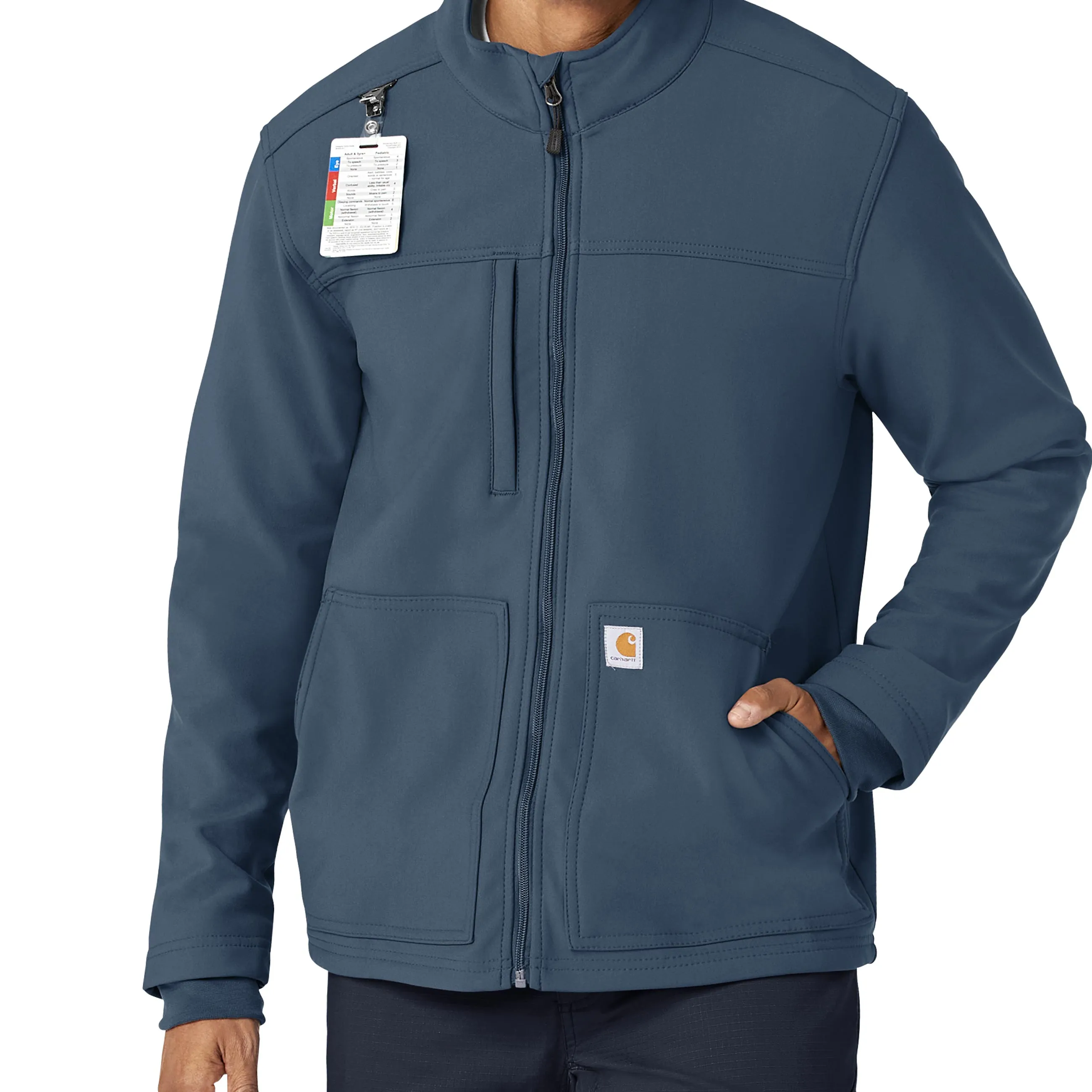 Carhartt Rugged Flex Men's Bonded Fleece Jacket - Storm Blue