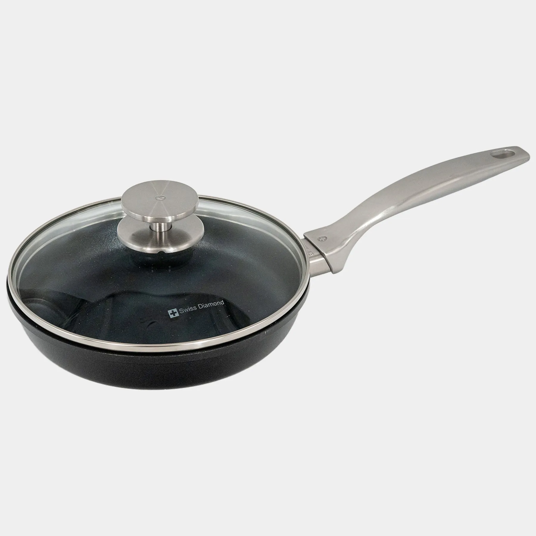 CHD Nonstick Fry Pan with Glass Lid