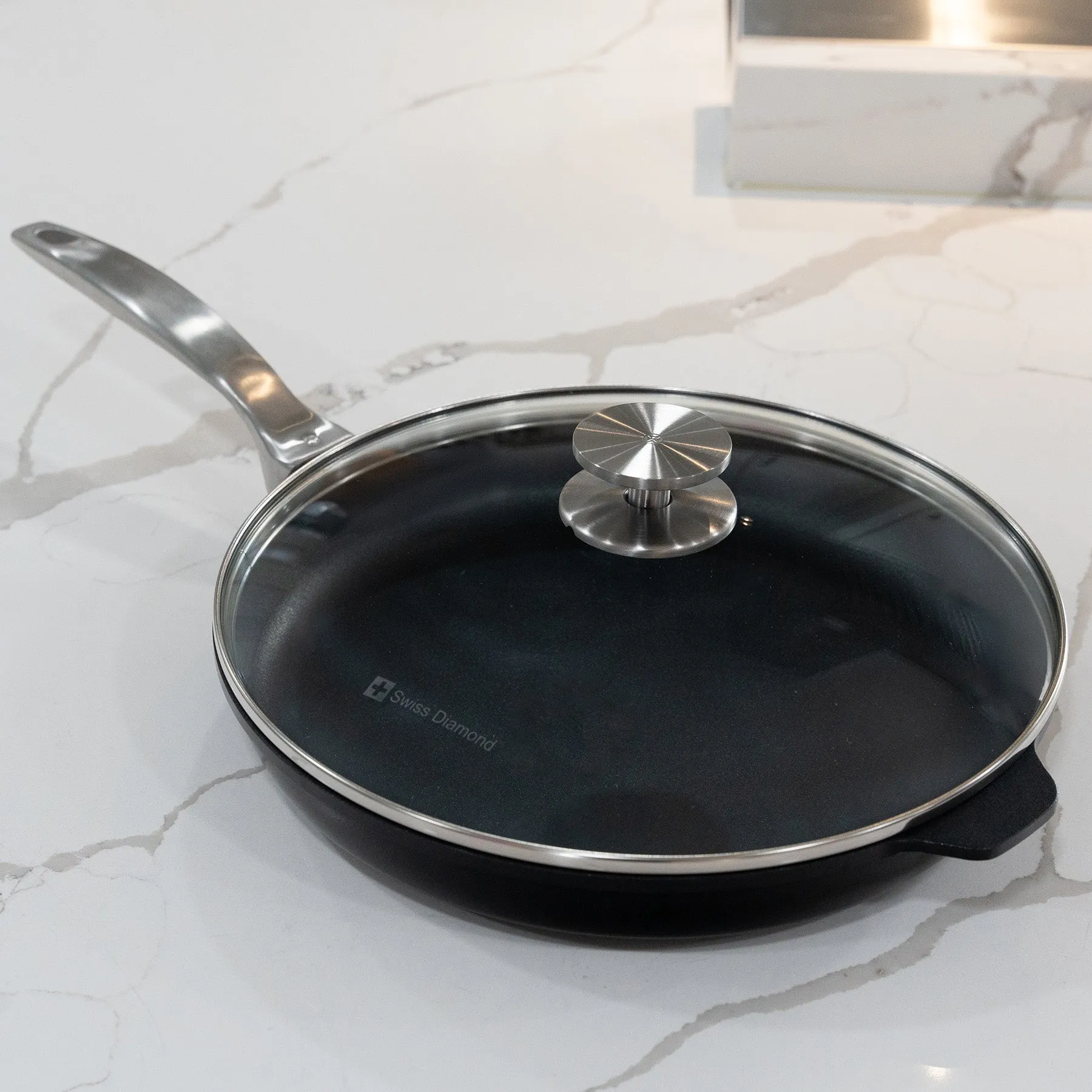 CHD Nonstick Fry Pan with Glass Lid