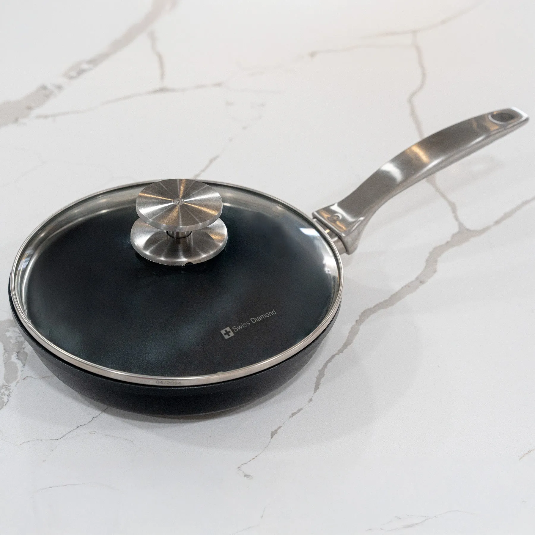 CHD Nonstick Fry Pan with Glass Lid