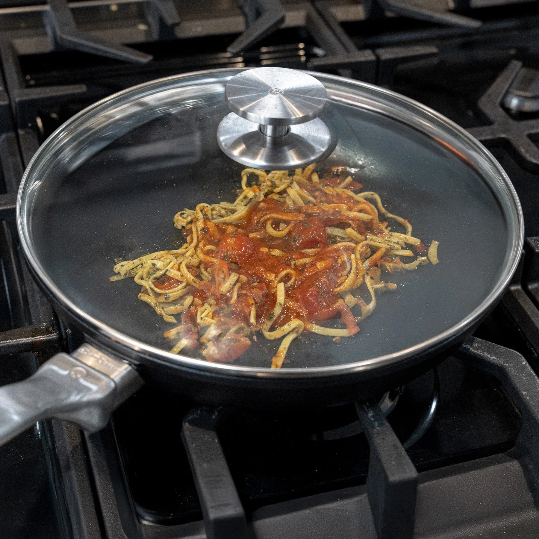 CHD Nonstick Fry Pan with Glass Lid