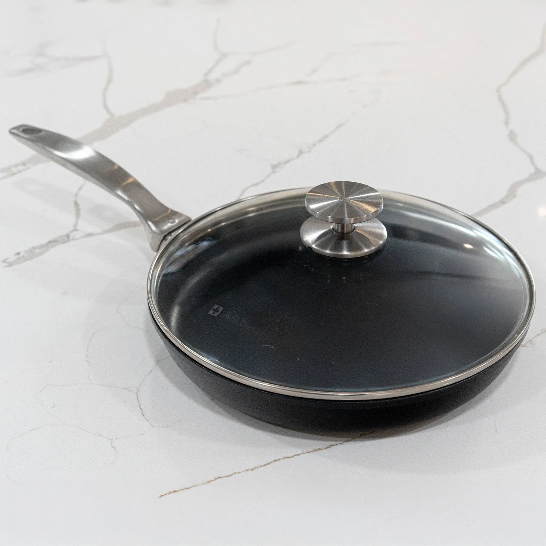 CHD Nonstick Fry Pan with Glass Lid