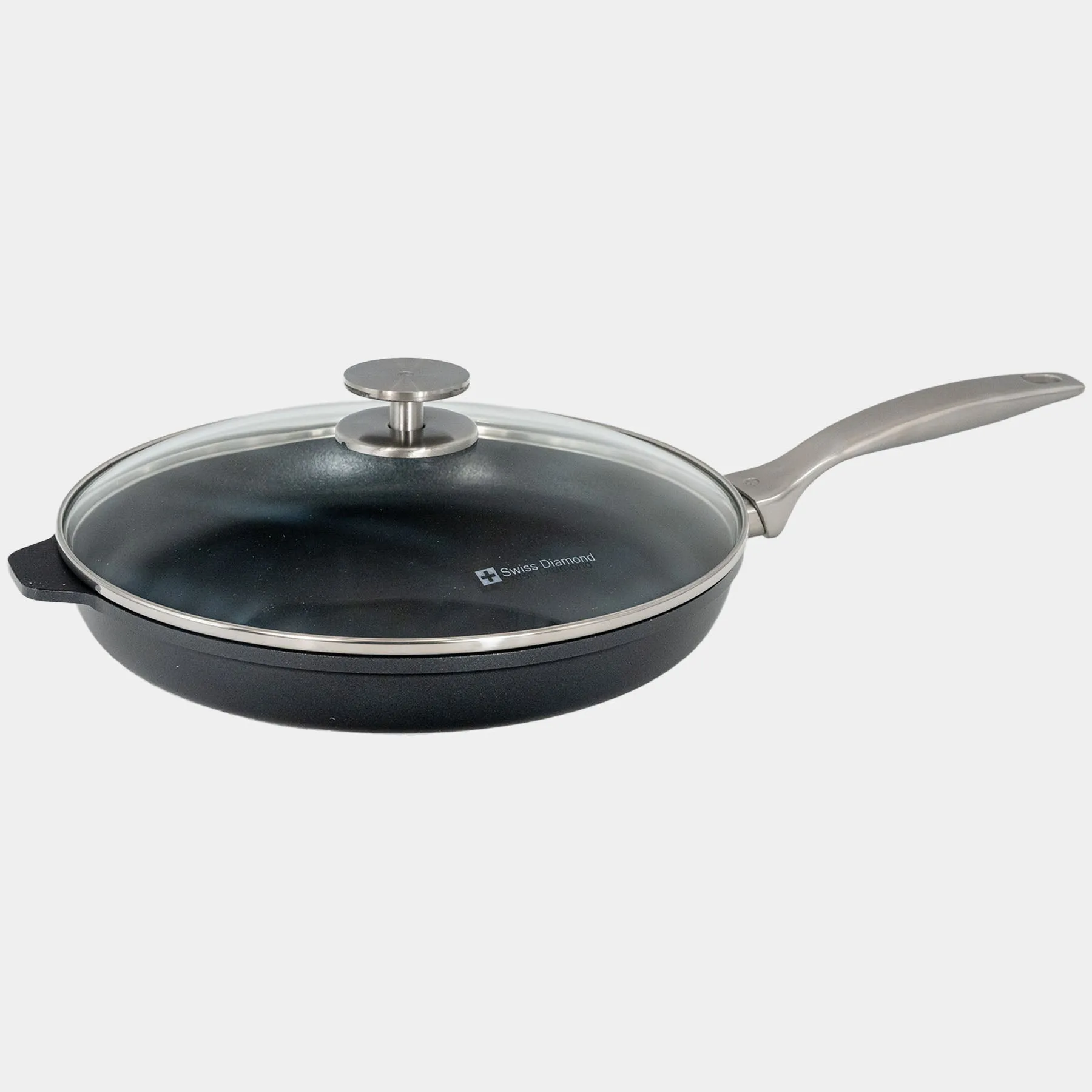 CHD Nonstick Fry Pan with Glass Lid