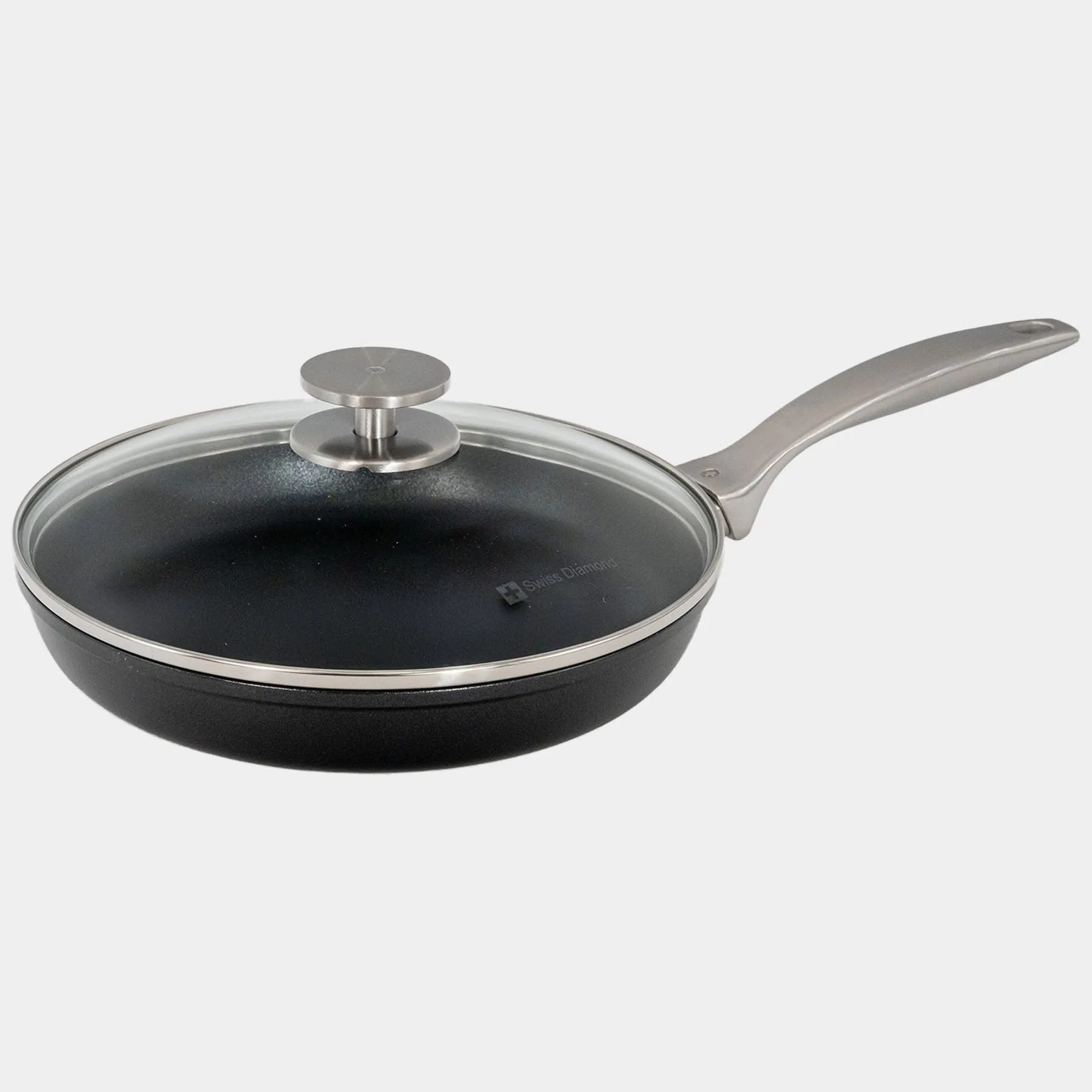 CHD Nonstick Fry Pan with Glass Lid