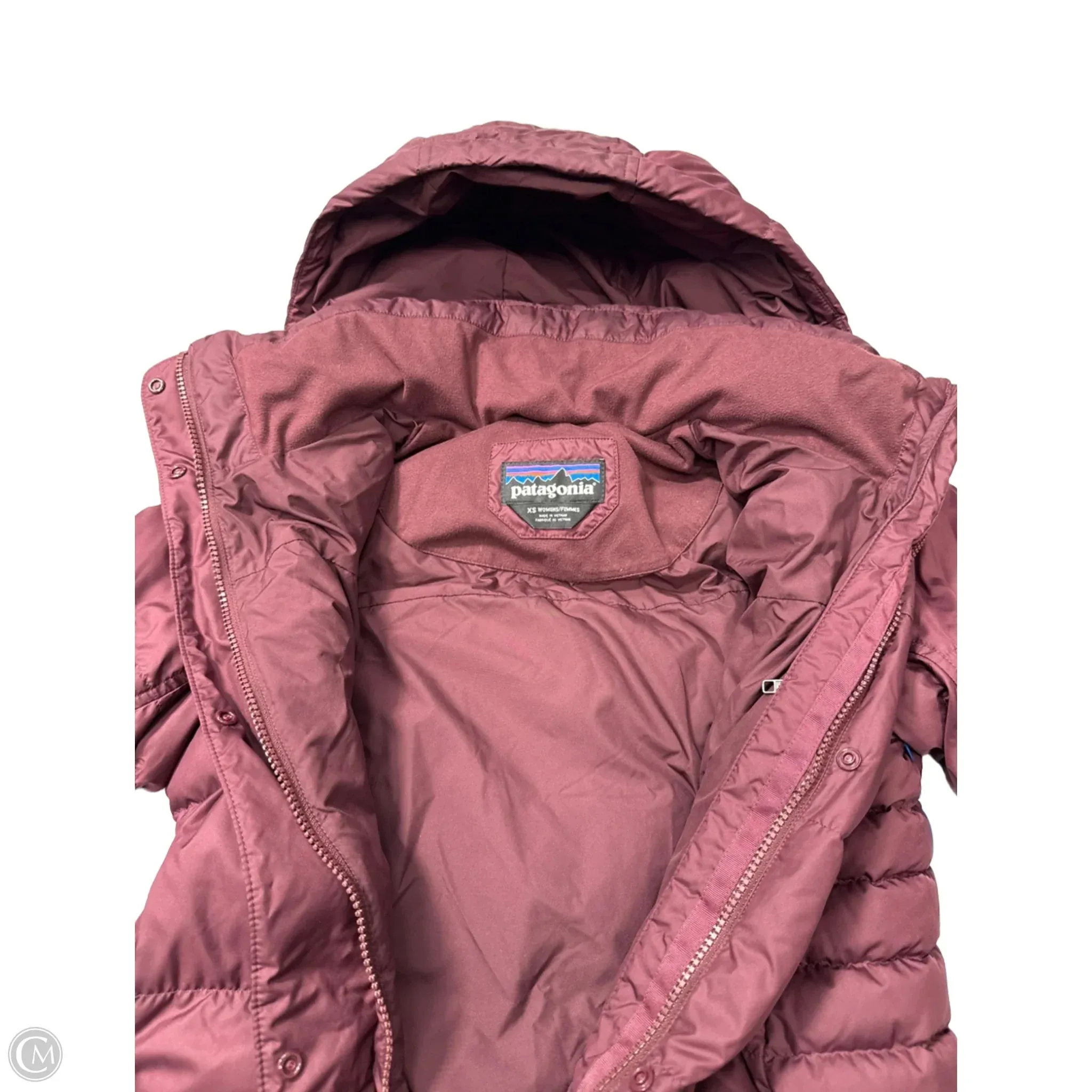 Coat Parka By Patagonia In Purple, Size: Xs