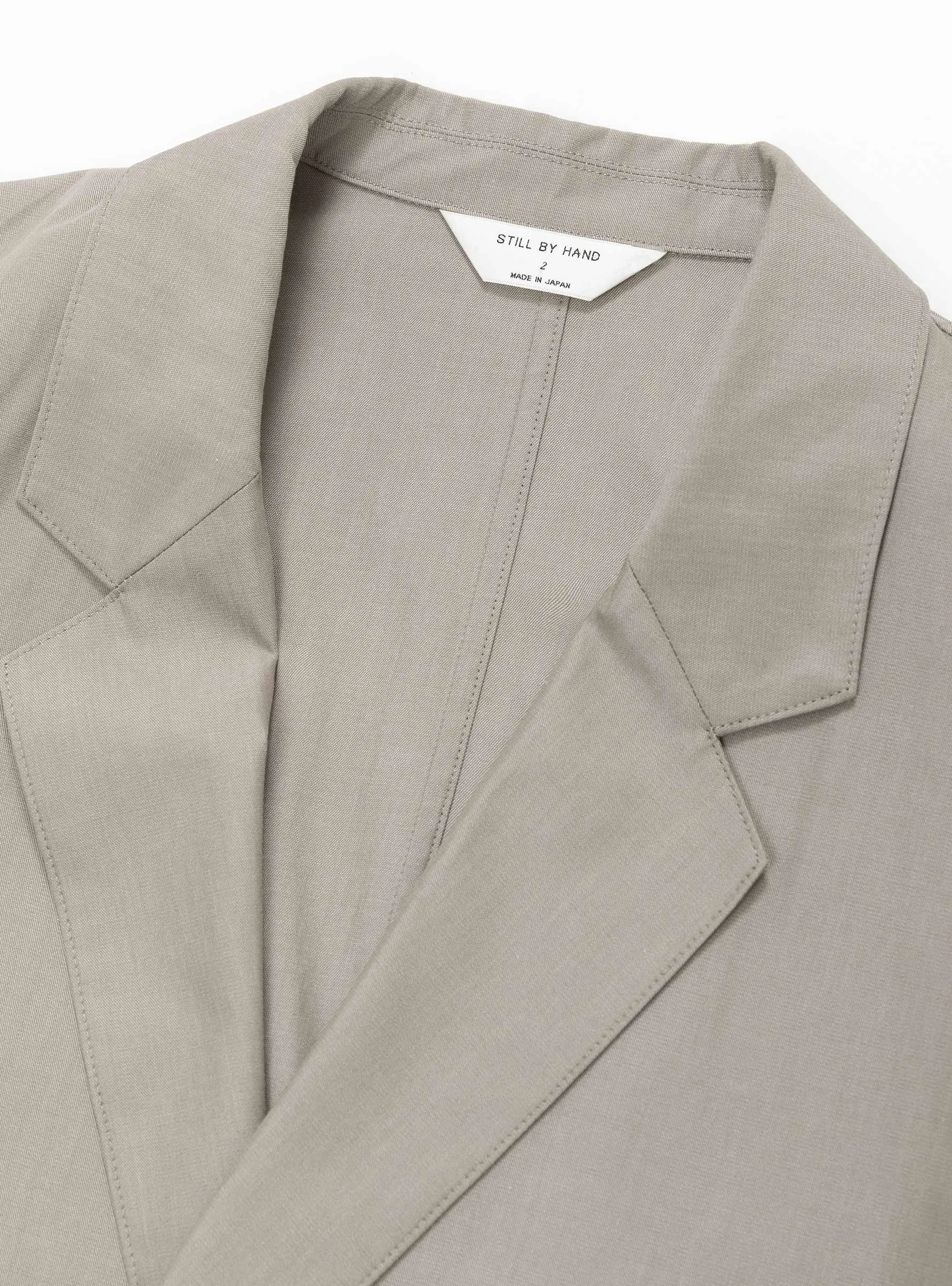 Cupro Mixed Easy Jacket Greige