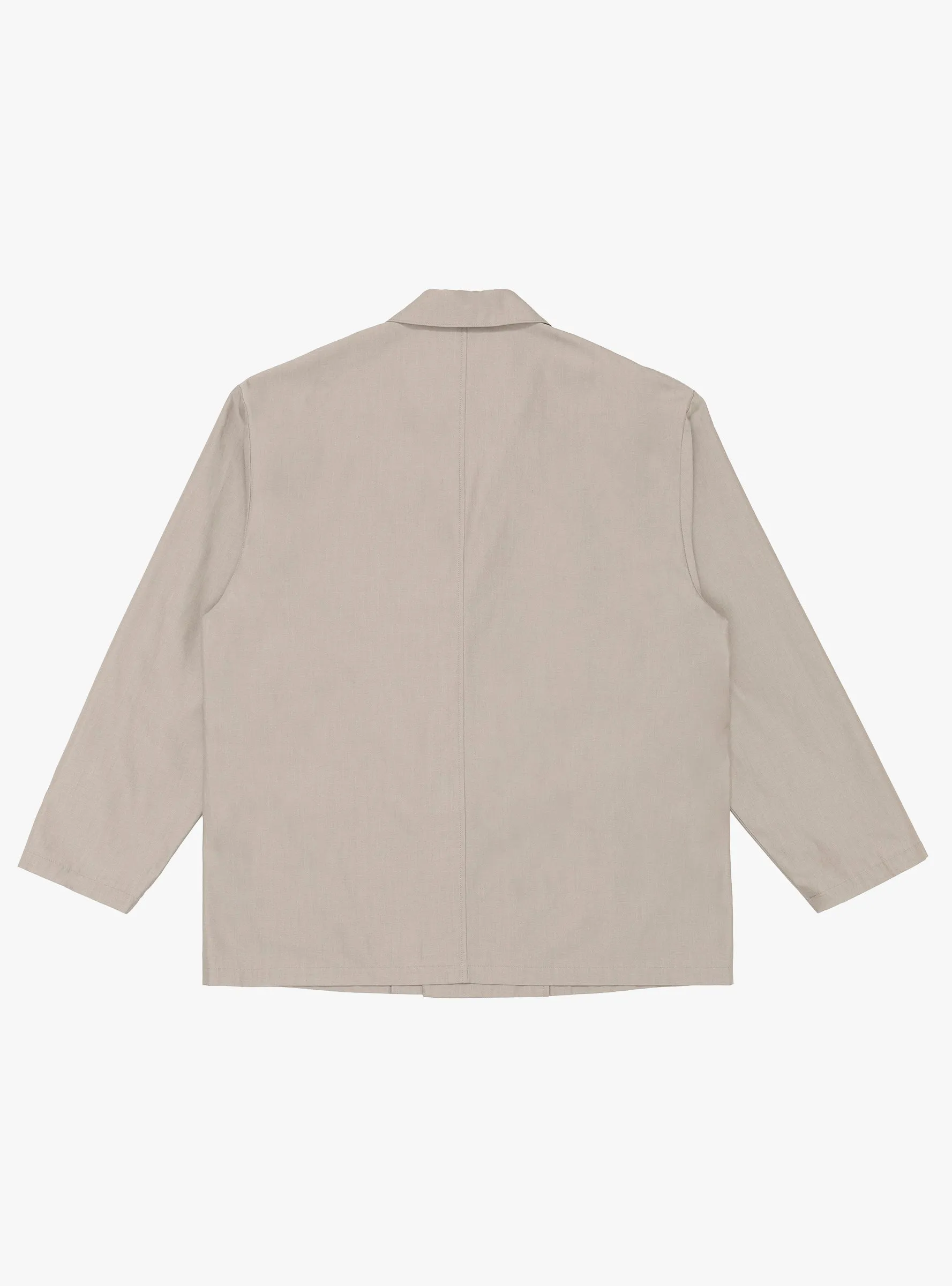 Cupro Mixed Easy Jacket Greige