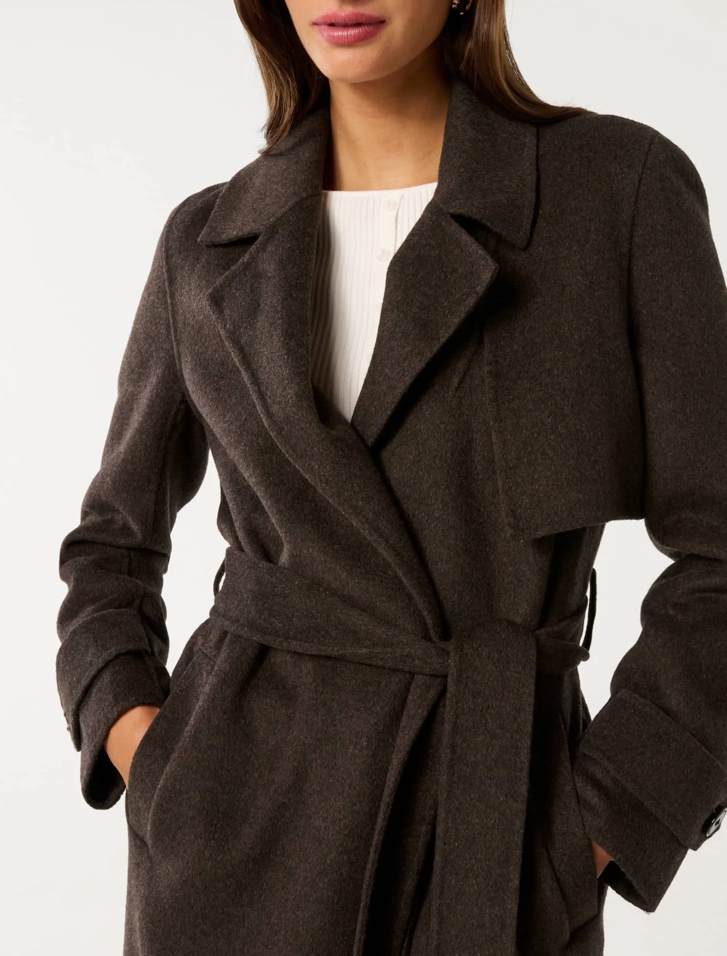 Elise Felled Trench Coat