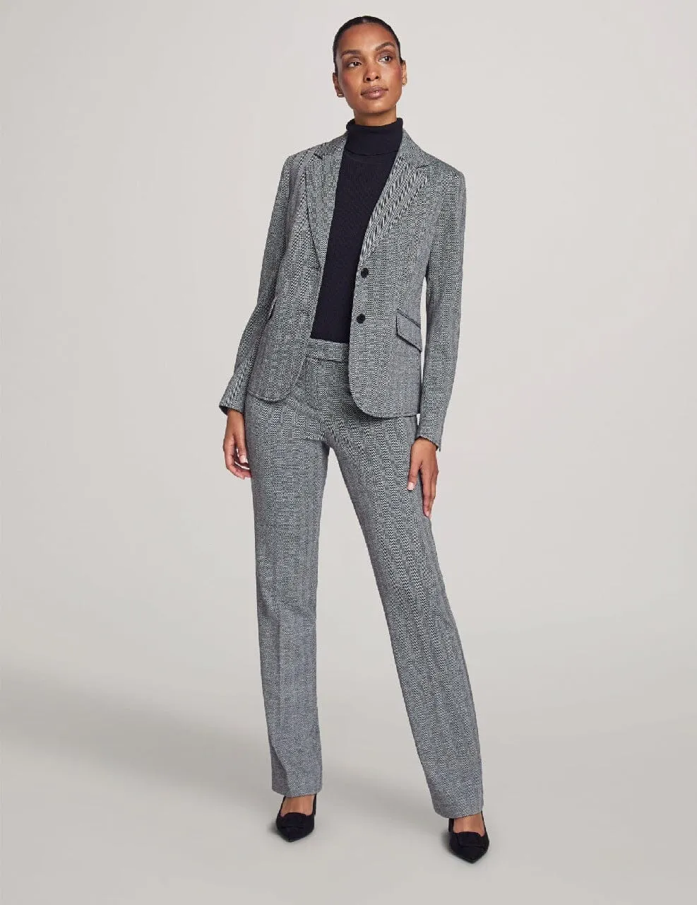 Executive Collection Two Button Blazer With Pants and Skirt- Sale