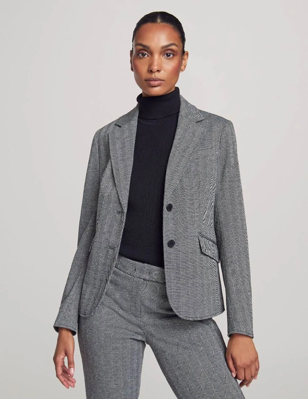 Executive Collection Two Button Blazer With Pants and Skirt- Sale