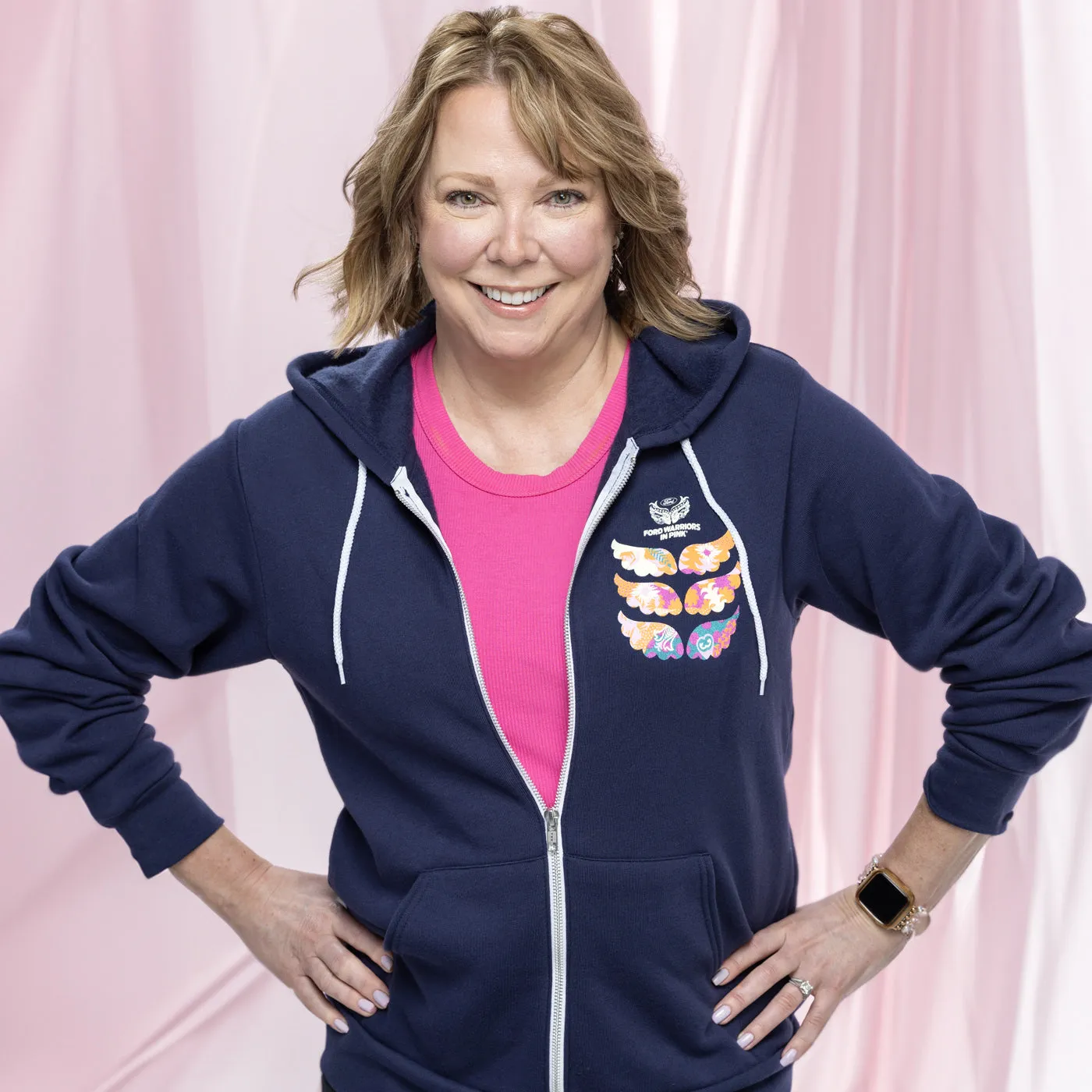 Ford Warriors in Pink Women's Full-Zip Hoodie