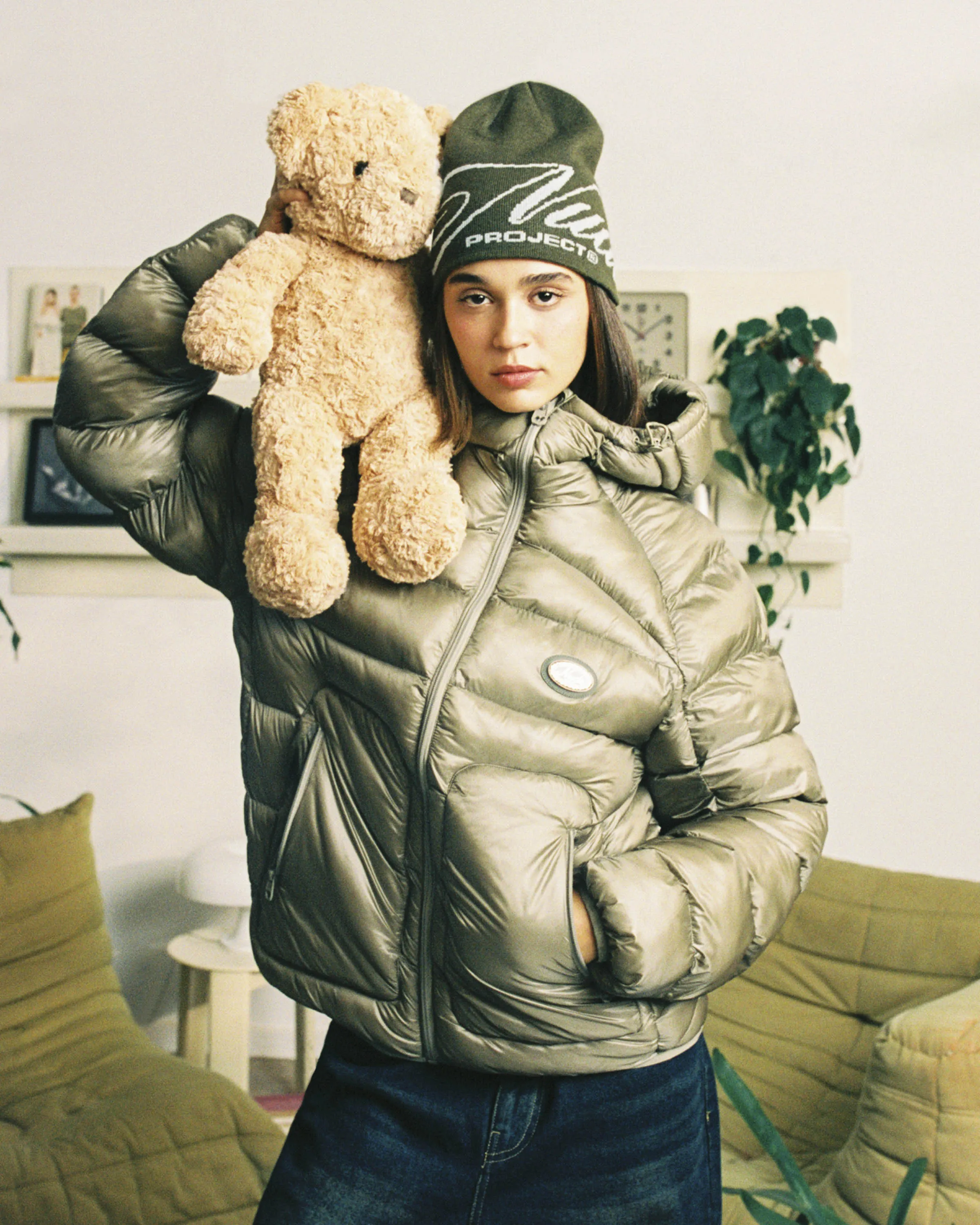 Iconic Puffer Jacket Olive Green