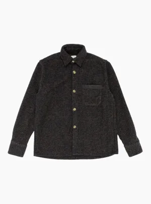 Ivy Wool Overshirt Navy Check