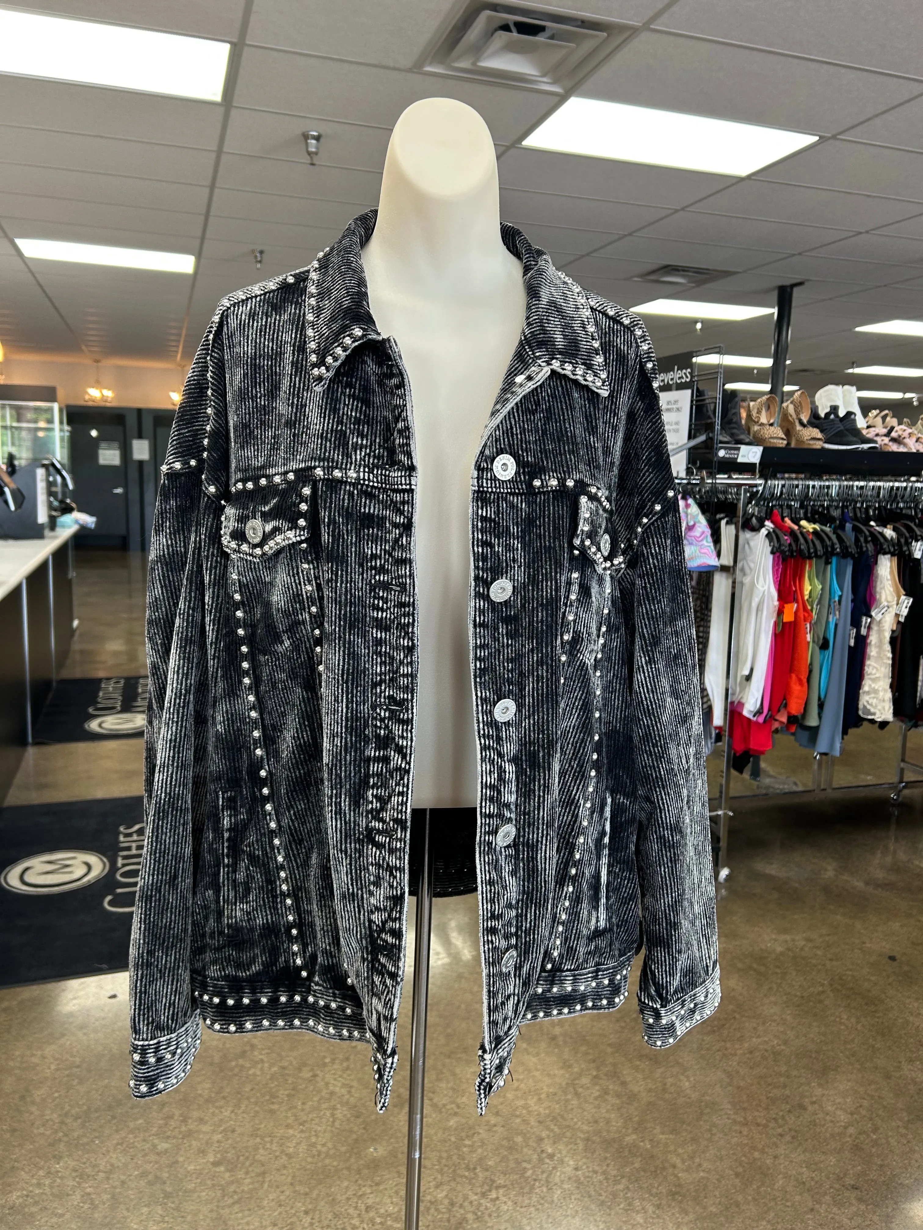 Jacket Shirt By Pol In Black, Size:M