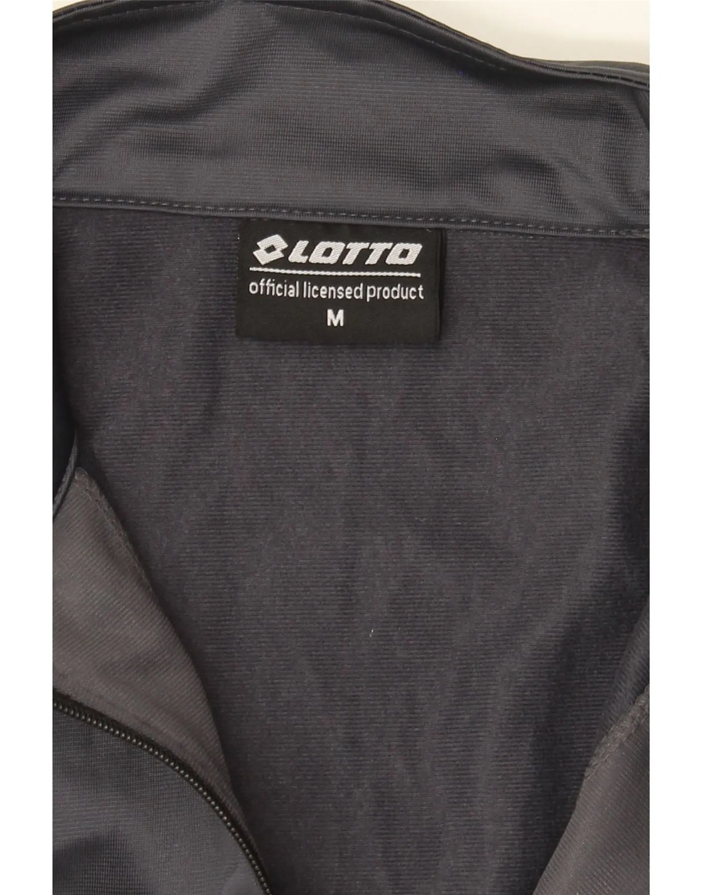 LOTTO Mens Tracksuit Top Jacket Medium Grey Polyester