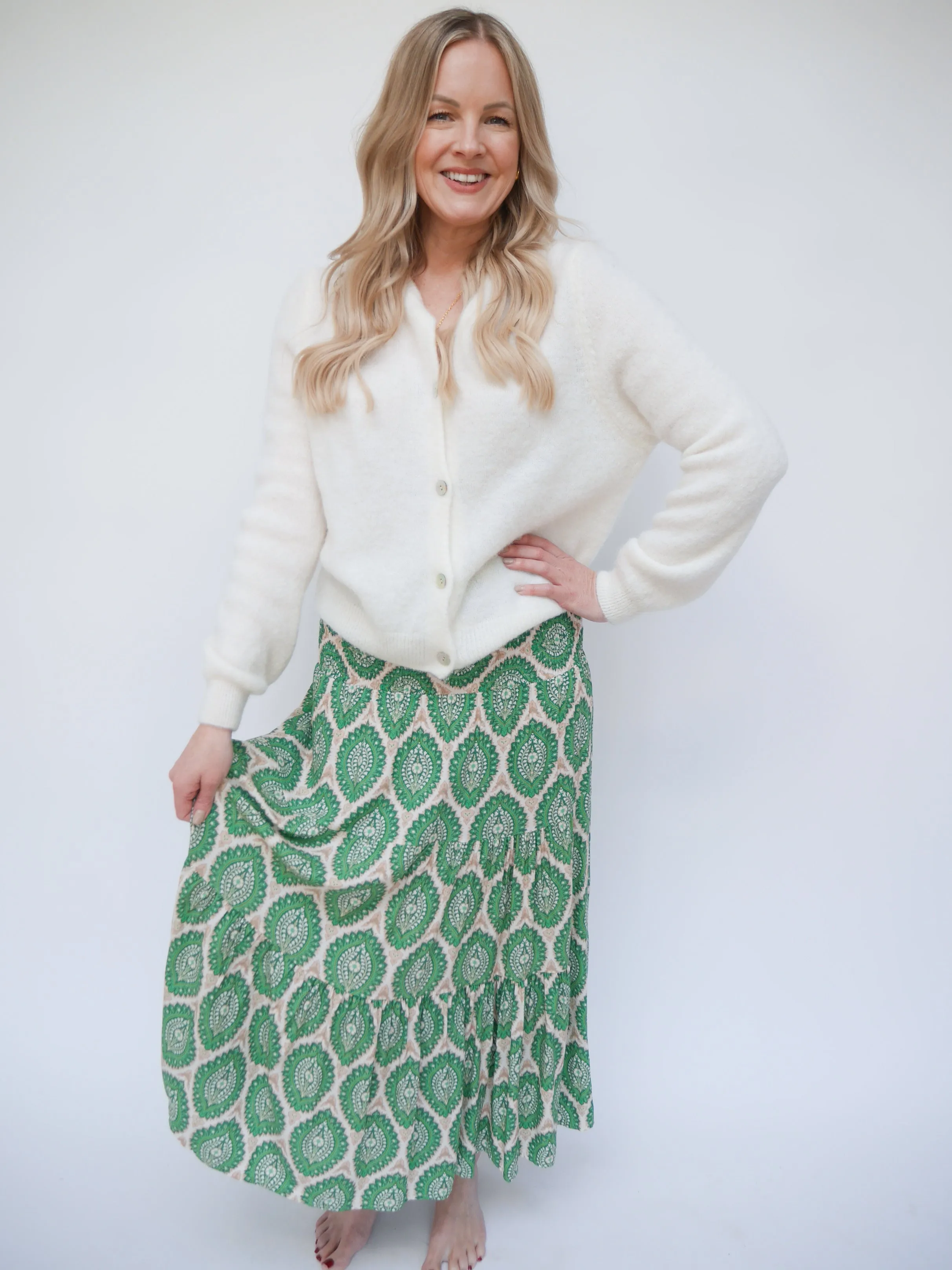 Margot Skirt Dress Emerald
