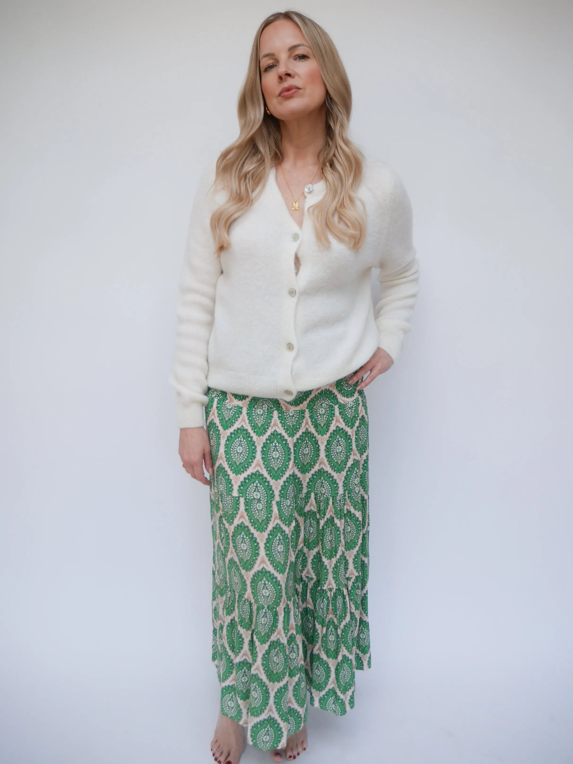 Margot Skirt Dress Emerald