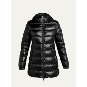 Moncler Glements Hooded Puffer Parka Jacket (Black)