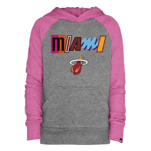 New Era Miami HEAT Mashup Girls Pullover Youth Hoodie