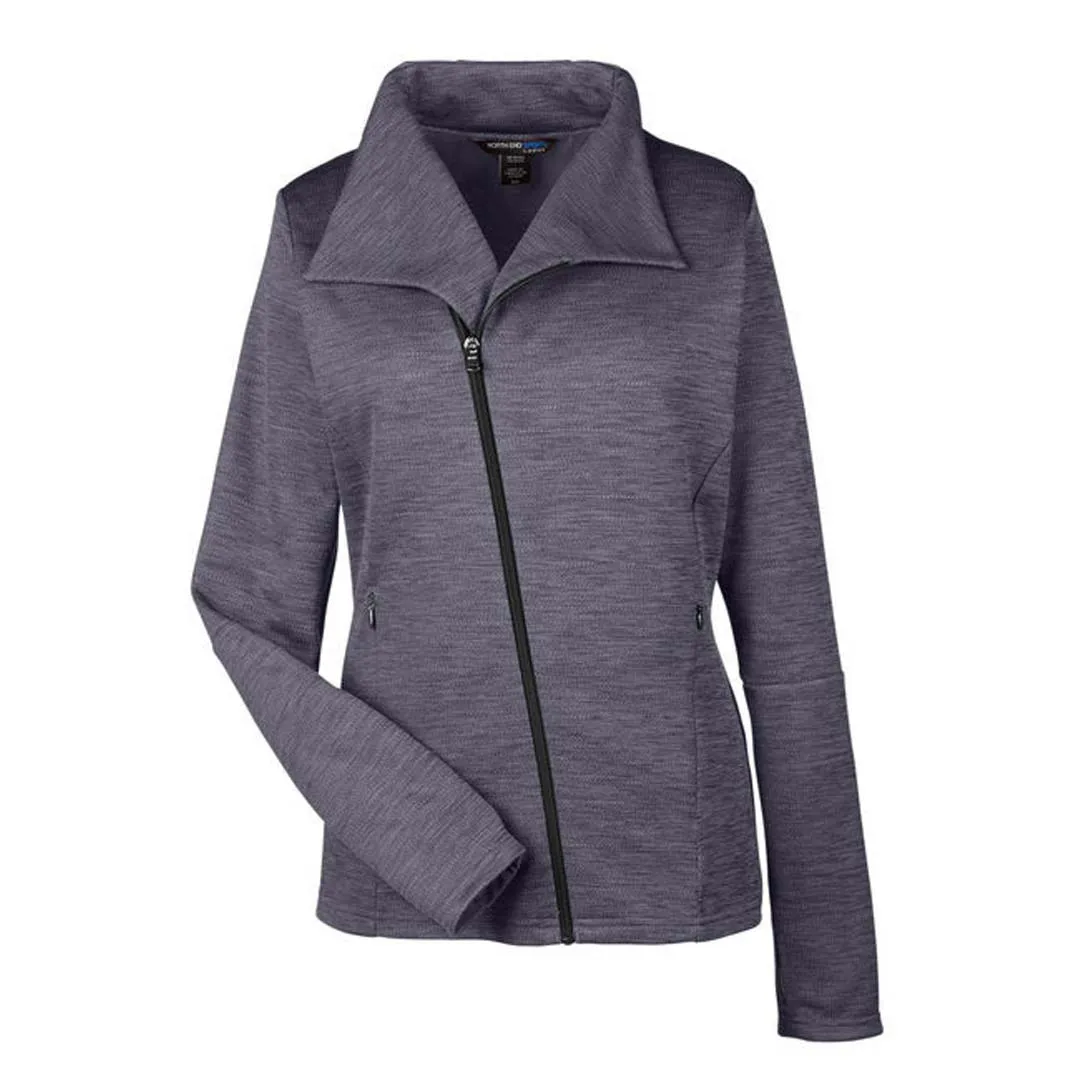 North End - Women's Melange Fleece Jacket (NE704W 456)