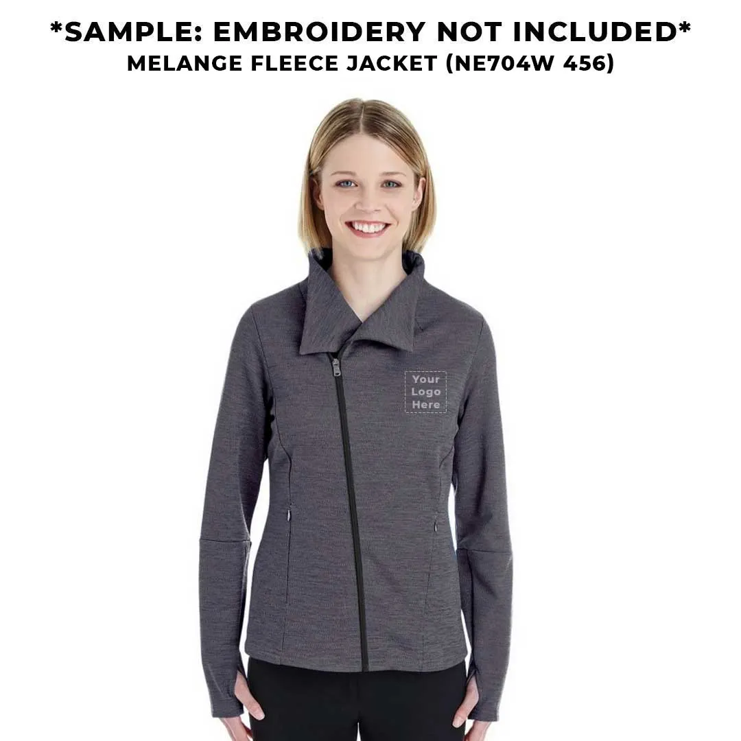 North End - Women's Melange Fleece Jacket (NE704W 456)